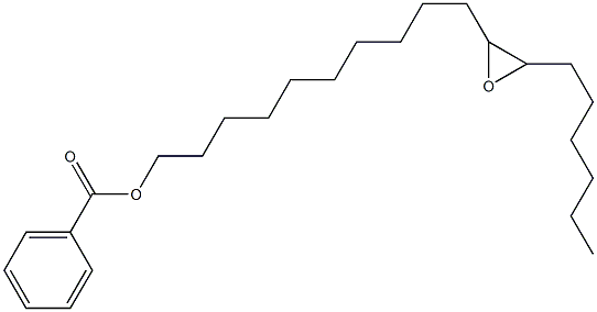 Benzoic acid 11,12-epoxyoctadecan-1-yl ester Struktur