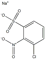 3-Chloro-2-nitrobenzenesulfonic acid sodium salt Struktur