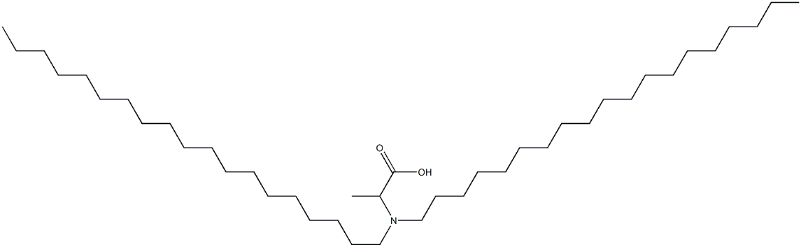 2-(Dinonadecylamino)propanoic acid Struktur