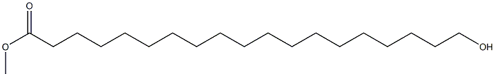 19-Hydroxynonadecanoic acid methyl ester Struktur