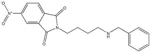 N-[4-(Benzylamino)butyl]-4-nitrophthalimide Struktur