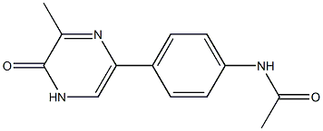 N-[4-[(4,5-Dihydro-5-oxo-6-methylpyrazin)-2-yl]phenyl]acetamide Struktur