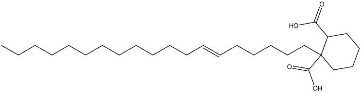 Cyclohexane-1,2-dicarboxylic acid hydrogen 1-(6-nonadecenyl) ester Struktur