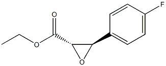 (2S,3R)-3-(4-Fluorophenyl)oxirane-2-carboxylic acid ethyl ester Struktur