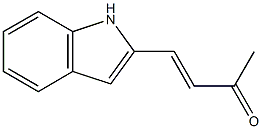 (E)-4-(1H-Indol-2-yl)-3-buten-2-one Struktur