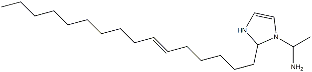 1-(1-Aminoethyl)-2-(6-hexadecenyl)-4-imidazoline Struktur