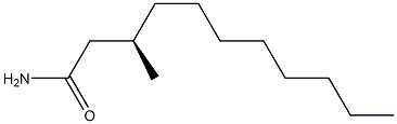 [R,(+)]-3-Methylundecanamide Struktur