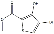 3-Hydroxy-4-bromothiophene-2-carboxylic acid methyl ester Struktur