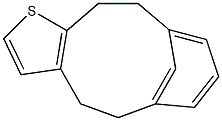 2,3-(m-Phenylenebisethylene)thiophene Struktur