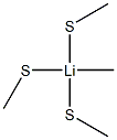 Tris(methylthio)methyllithium Struktur