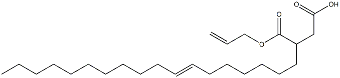 3-(7-Octadecenyl)succinic acid 1-hydrogen 4-allyl ester Struktur