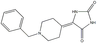 5-(1-Benzylpiperidin-4-ylidene)imidazolidine-2,4-dione Struktur