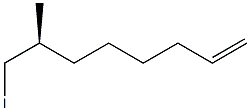 [S,(+)]-8-Iodo-7-methyl-1-octene Struktur