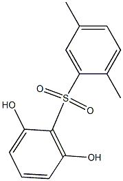 2,6-Dihydroxy-2',5'-dimethyl[sulfonylbisbenzene] Struktur