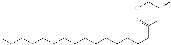 [S,(+)]-1,2-Propanediol 2-palmitate Struktur