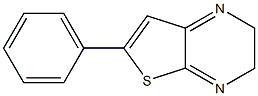 2,3-Dihydro-6-phenylthieno[2,3-b]pyrazine Struktur