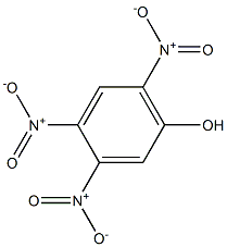 3,4,6-Trinitrophenol Struktur