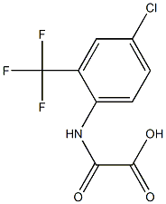 N-[4-Chloro-2-(trifluoromethyl)phenyl]oxamidic acid Struktur