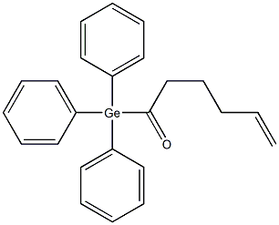 Triphenyl(1-oxo-5-hexenyl)germane Struktur