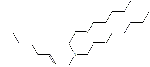 Tri(2-octenyl)amine Struktur