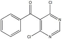 5-Benzoyl-4,6-dichloropyrimidine Struktur