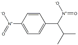 2-メチル-1-ニトロ-1-(4-ニトロフェニル)プロパン 化學(xué)構(gòu)造式