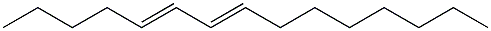 (5E,7E)-5,7-Pentadecadiene Struktur