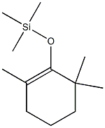 1,3,3-Trimethyl-2-(trimethylsilyloxy)cyclohexene Struktur