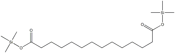 Tetradecanedioic acid di(trimethylsilyl) ester Struktur