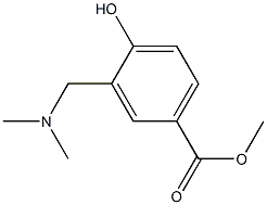 3-[(Dimethylamino)methyl]-4-hydroxybenzoic acid methyl ester Struktur