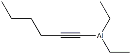 1-Hexynyldiethylaluminum Struktur