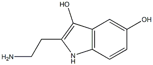 2-(2-Aminoethyl)-1H-indole-3,5-diol Struktur