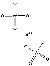 Ditungstic acid strontium salt Struktur