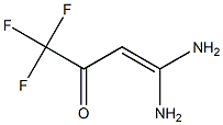 1,1,1-Trifluoro-4,4-diamino-3-buten-2-one Struktur