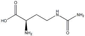 [R,(+)]-2-Amino-4-ureidobutyric acid Struktur