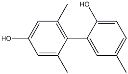 2',5,6'-Trimethyl-1,1'-biphenyl-2,4'-diol Struktur