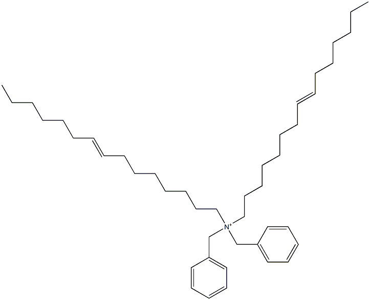 Di(8-pentadecenyl)dibenzylaminium Struktur