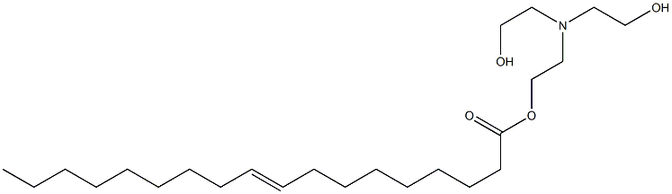 9-Octadecenoic acid 2-[bis(2-hydroxyethyl)amino]ethyl ester Struktur