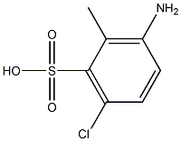 3-Amino-6-chloro-2-methylbenzenesulfonic acid Struktur