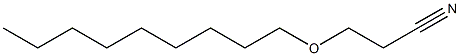 3-(Nonyloxy)propiononitrile Struktur