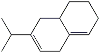 1,4,4a,5,6,7-Hexahydro-3-isopropylnaphthalene Struktur