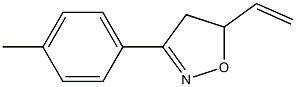 4,5-Dihydro-5-ethenyl-3-(4-methylphenyl)isoxazole Struktur