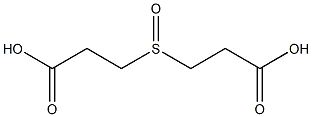 3,3'-Sulfinyldipropionic acid Struktur