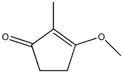 2-Methyl-3-methoxy-2-cyclopenten-1-one Struktur