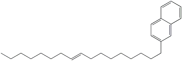 2-(9-Heptadecenyl)naphthalene Struktur