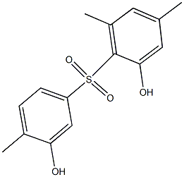 2,3'-Dihydroxy-4,4',6-trimethyl[sulfonylbisbenzene] Struktur