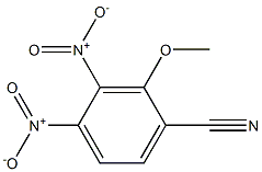 2-Cyano-5,6-dinitroanisole Struktur