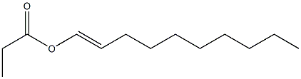 Propionic acid 1-decenyl ester Struktur