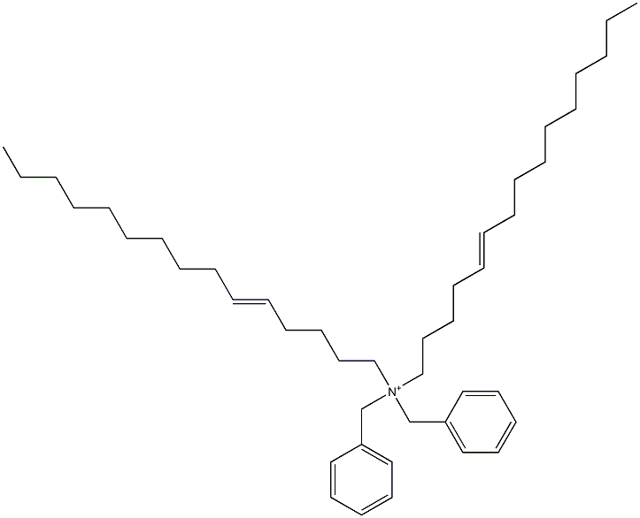 Di(5-pentadecenyl)dibenzylaminium Struktur