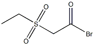 (Ethylsulfonyl)acetic acid bromide Struktur